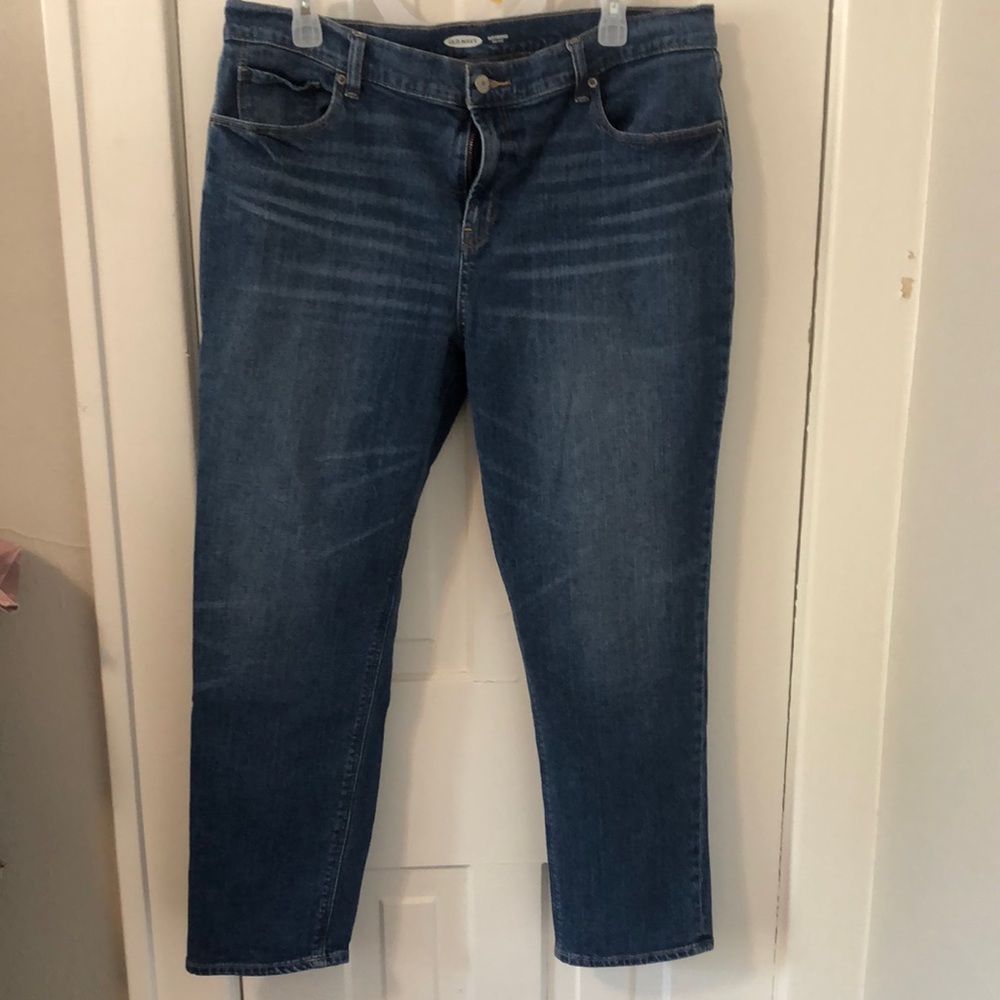 Old Navy boyfriend jeans.